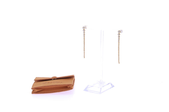 Boucles d'oreilles pendantes en or