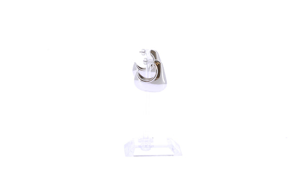 Boucles d'oreilles argentées "Hera Dome Large"