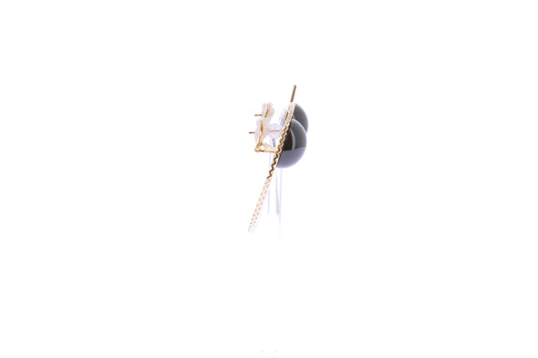 Boucles d'oreilles demi-lune