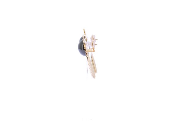 Boucles d'oreilles demi-lune