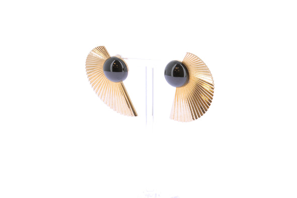 Boucles d'oreilles demi-lune