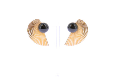 Boucles d'oreilles demi-lune