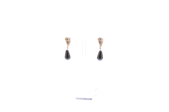 Boucles d'oreilles pendantes "Pia Gimlet Onyx"