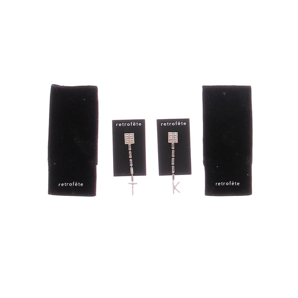 Boucles d'oreilles argentées