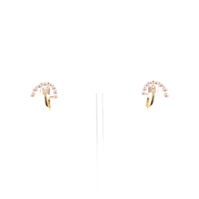 Boucles d'oreilles dorées