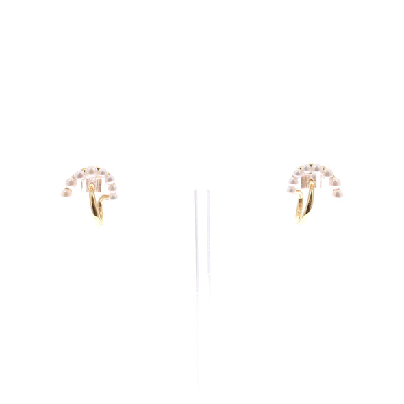 Boucles d'oreilles dorées