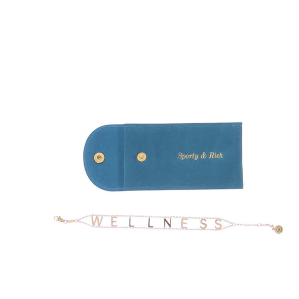 Bracelet en métal doré "Wellness"