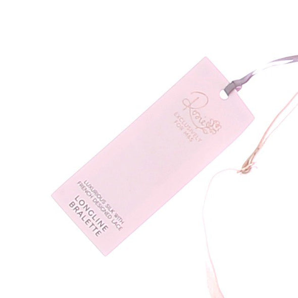 Bralette en soie blanche