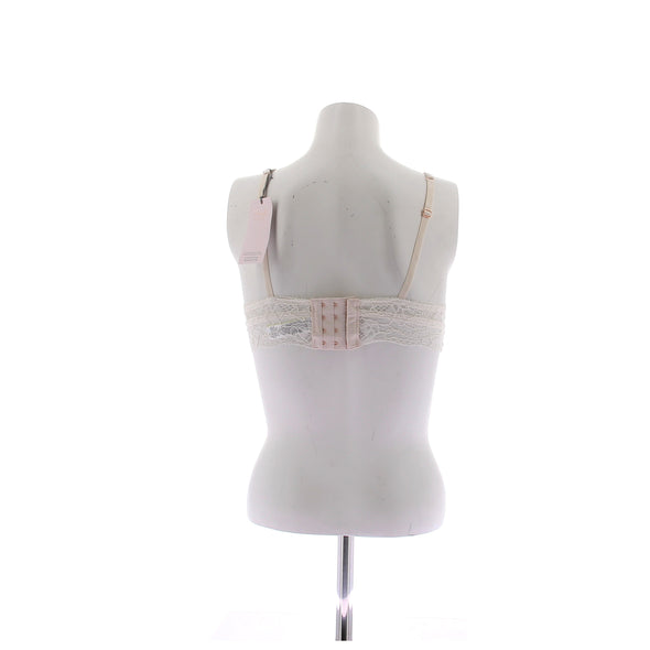 Bralette en soie blanche