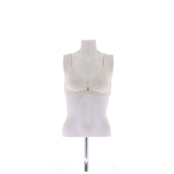 Bralette en soie blanche