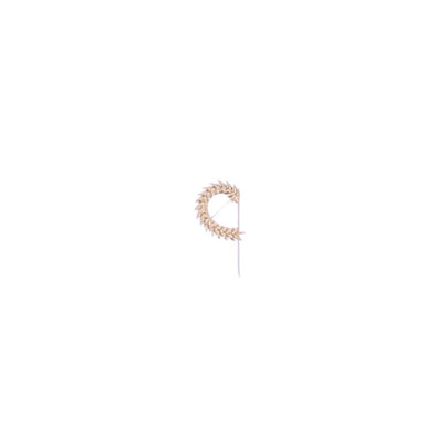 Broche en laiton plaqué or 18 carats