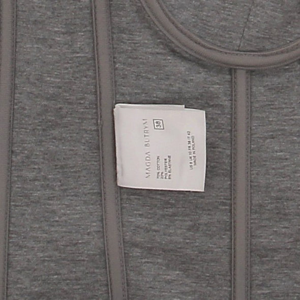 Top bustier gris