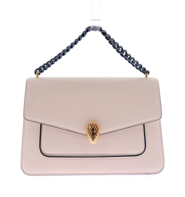 Sac à main "Serpenti" blanc