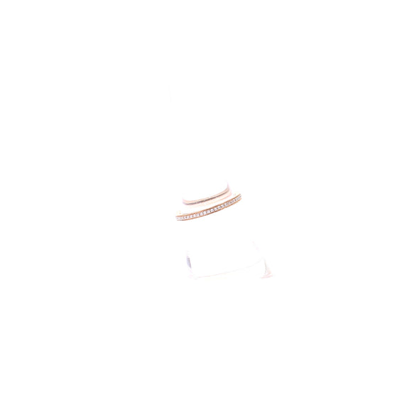 Bague en or rose et diamants "Eclipse Eternity"