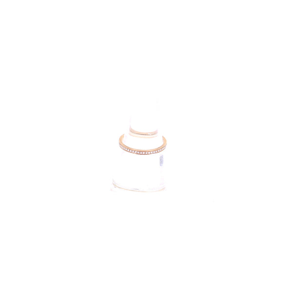 Bague en or rose et diamants "Eclipse Eternity"