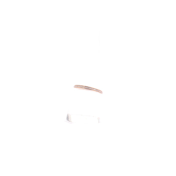 Bague en or rose et diamants "Eclipse Eternity"