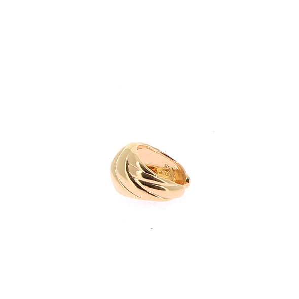 Bague plaqué or "Kat"