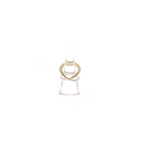 Bague en plaqué or "Halo"
