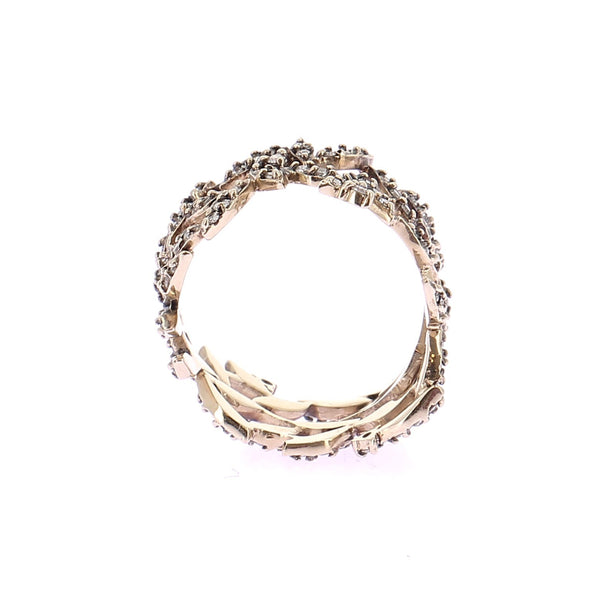 Bague en or et diamants "Nature"