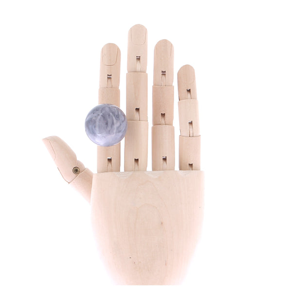 Bague ronde "Smoke"