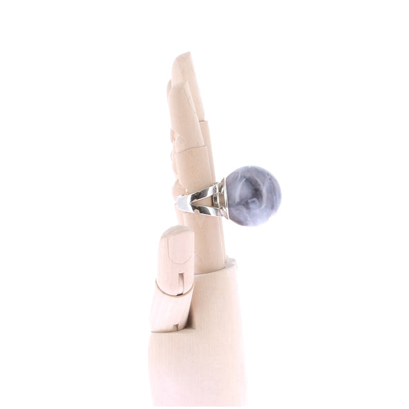 Bague ronde "Smoke"