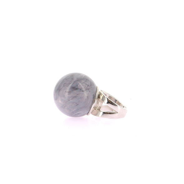 Bague ronde "Smoke"