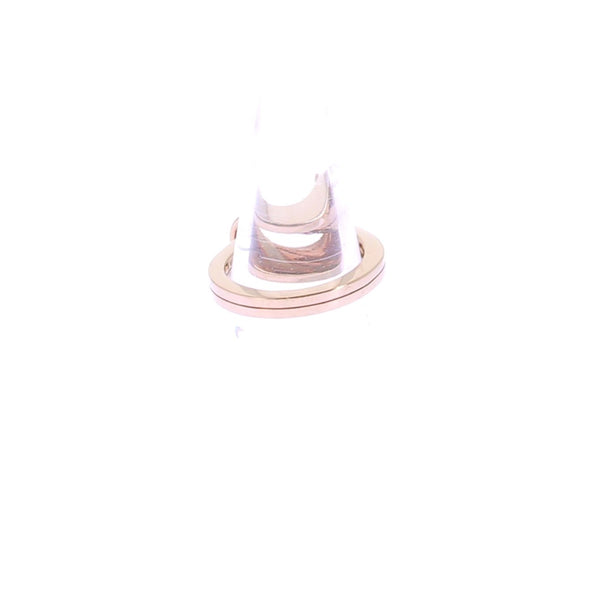 Bague en or rose et diamants