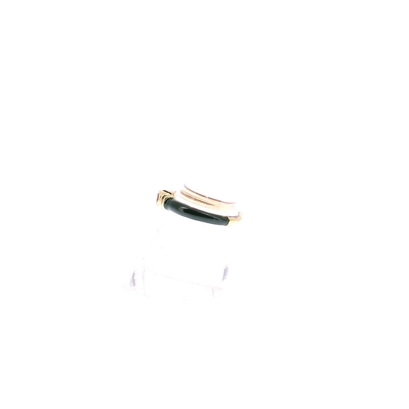 Bague en émail vert "Kiki"