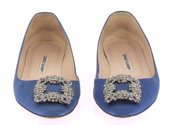 Ballerines en daim bleu "Hangisi"