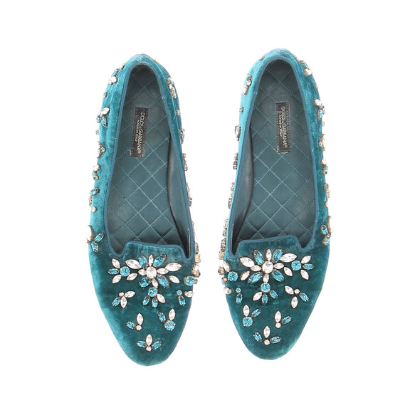 Ballerines turquoise