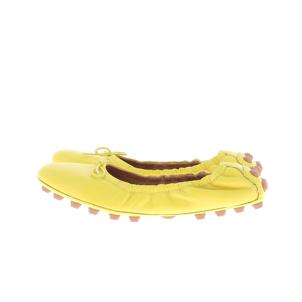 Ballerines jaune "Gommino"