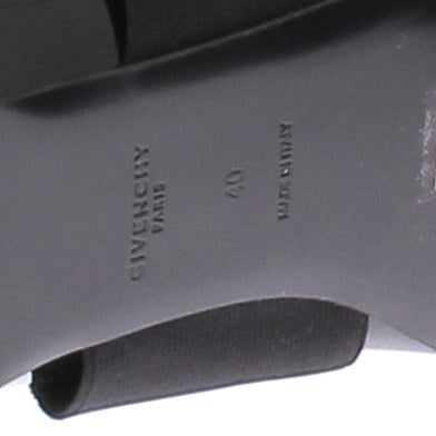 Ballerines noires "Sliced Square"