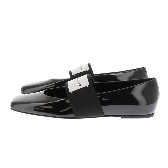 Ballerines noires "Sliced Square"