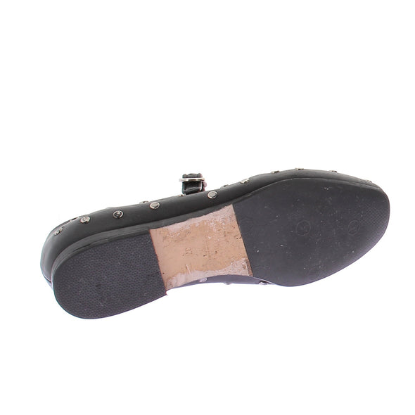 Ballerines noires cloutées