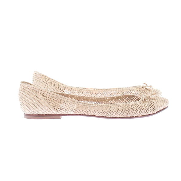 Ballerines en raphia
