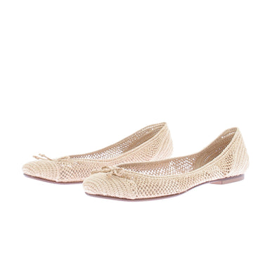 Ballerines en raphia