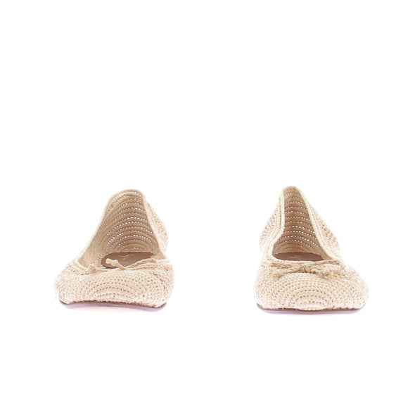 Ballerines en raphia