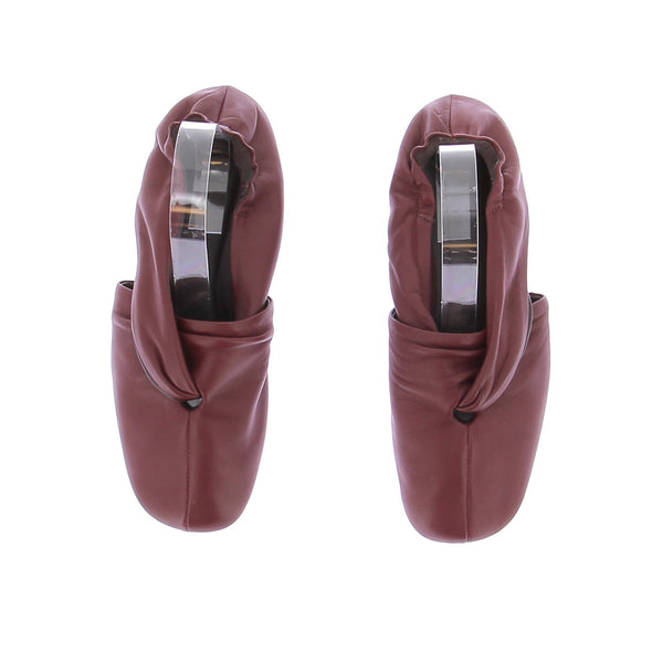 Ballerines bordeaux