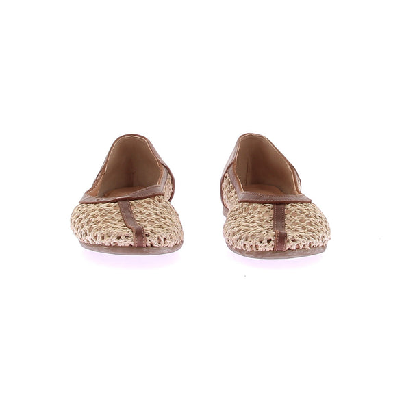 Ballerines en raphia "Aeropi"