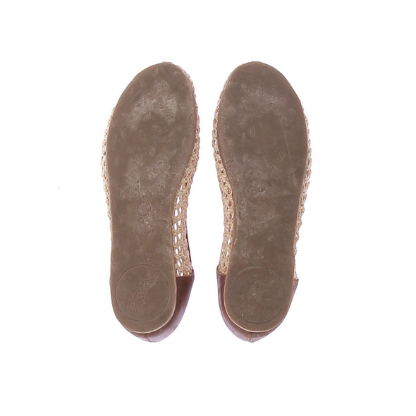 Ballerines en raphia "Aeropi"