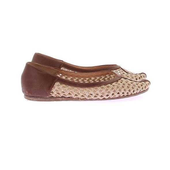 Ballerines en raphia "Aeropi"