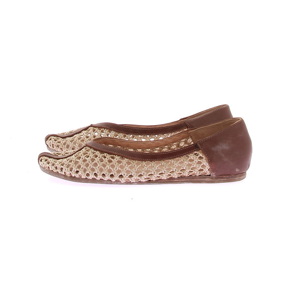 Ballerines en raphia "Aeropi"