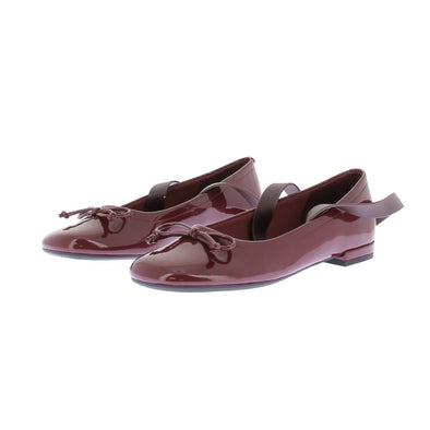 Ballerines en cuir verni