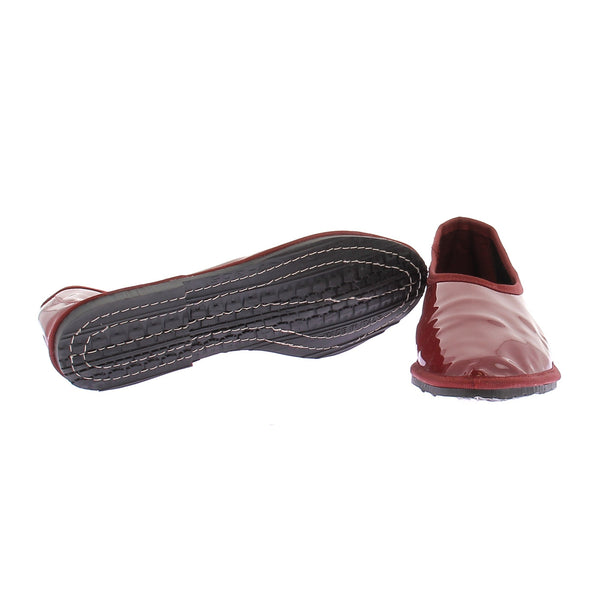 Ballerines en cuir verni