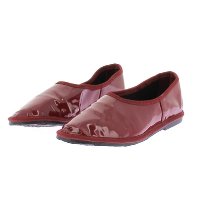 Ballerines en cuir verni
