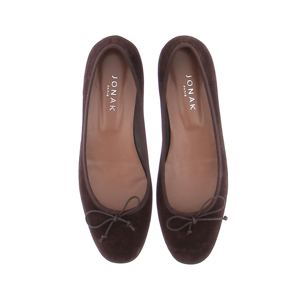 Ballerines en velours "Dadou"