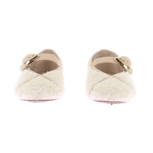 Ballerines en shearling "Barbara"