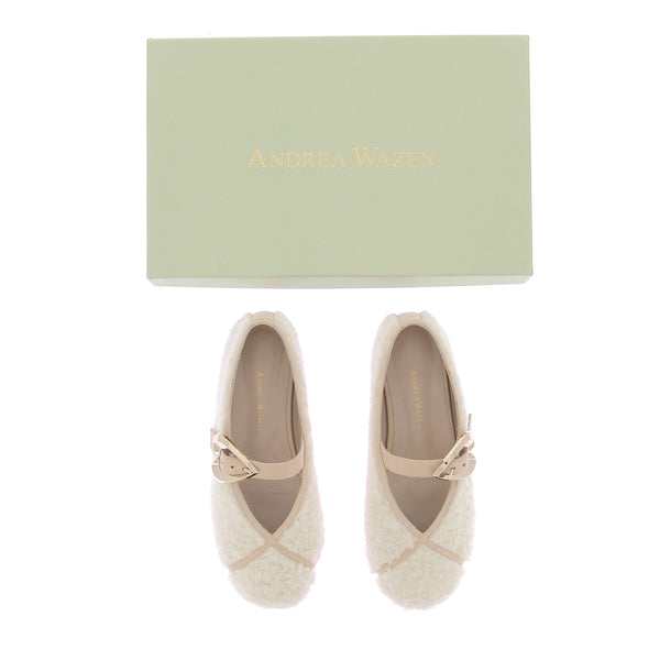 Ballerines en shearling "Barbara"