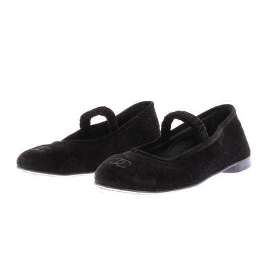 Ballerines en velours