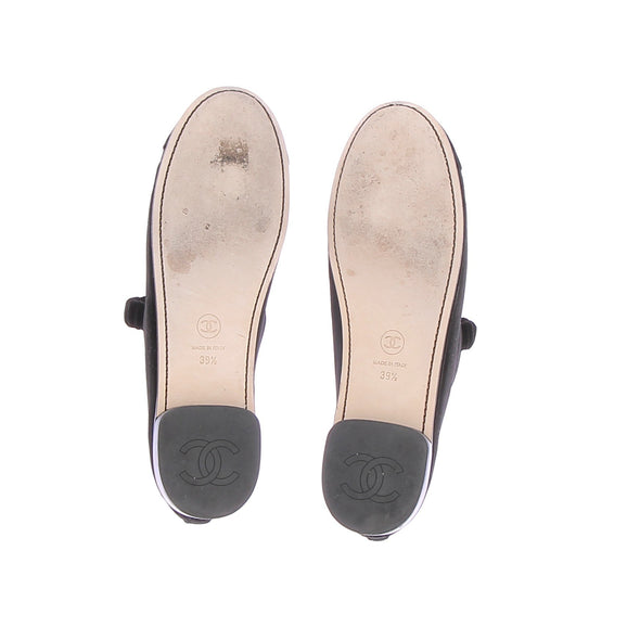 Ballerines en velours